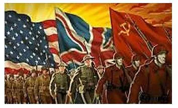Allies - A state formally cooperating with another for a military or other purpose.