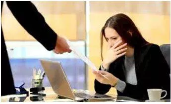 Sacking - An act of dismissing someone from employment.