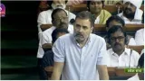 Rahul gandhi speaks in lok sabha  pm modi thinks manipur not in india