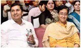 Cm hands services  vigilance depts  to atishi  file with l g