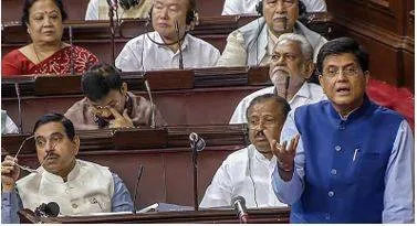 Rajya sabha fails to hold debate on manipur  aap’s raghav chadha suspended