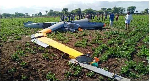 Drdo drone crashes in karnataka