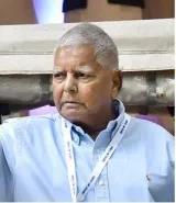 Lalu sidesteps query on nitish becoming india bloc convener