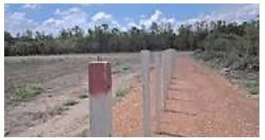 Demarcation - The action of fixing the boundary or limits of something.