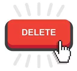 Expunged - Obliterate or remove completely (something unwanted or unpleasant).