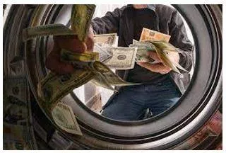 Laundering - Conceal the origins of (money obtained illegally)