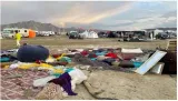 Thousands stranded at burning man festival in nevada desert after heavy rain