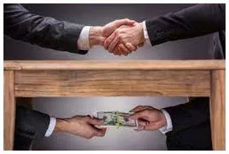 Corruption - Dishonest or immoral behaviour or activities.