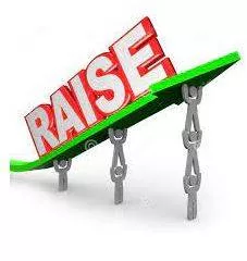 Raised - Lift or move to a higher position or level.