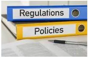 Regulations - A rule or directive made and maintained by an authority.