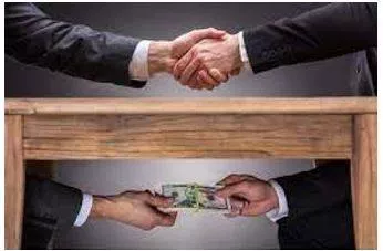 Corruption - Dishonest or immoral behaviour or activities.