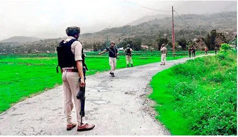 Armed men in police uniforms pose a challenge in manipur