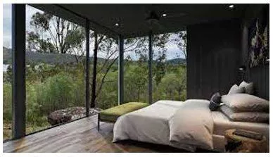 Accommodation - A room, group of rooms, or building in which someone may live or stay.