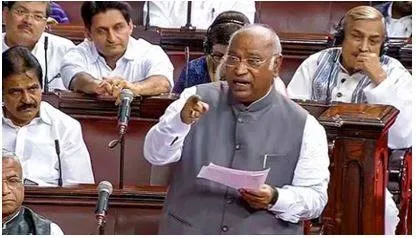 Kharge's ‘patriot’ reply as goyal objects to ‘g2’ jibe  'mar gaye hamare log…'