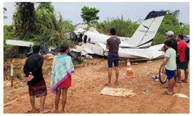 14 killed in plane crash in brazil’s amazon