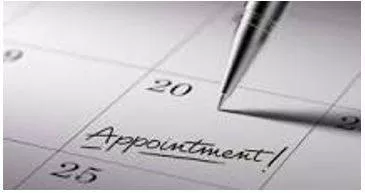 Appointment - Decided on beforehand