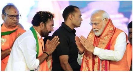Family run parties stalling telangana’s progress  says pm
