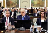 Trump attends court  calls new york fraud trial a scam