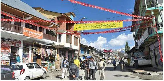 Bjp squares off against nc  cong  in first kargil election since 2019