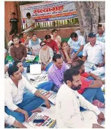 Teachers protest over late pay  other issues  mcd assures action