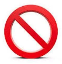 Prohibit - The action of forbidding something, especially by law.