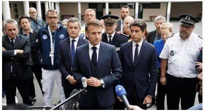 Teacher stabbed to death  3 injured in france knife attack  several in custody
