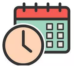 Scheduled - Included in or planned according to a schedule.