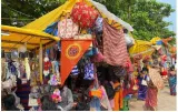 Divisive flags find no favour at mangaladevi temple fair in mangaluru