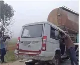 2 children among 13 killed as suv rams into tanker in karnataka