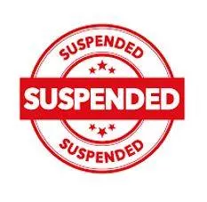 Suspended meaning