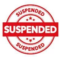 Suspended meaning