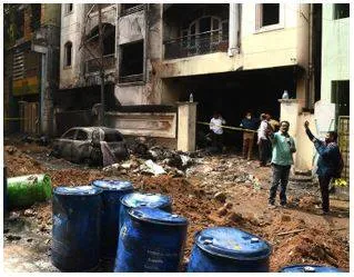 Accused in hyderabad fire is under police watch