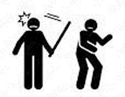Brutal - Savagely violent.