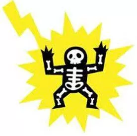 Struck - Hit forcibly and deliberately with one's hand or a weapon or other implement.