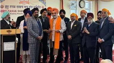 Indian envoy taranjit singh sandhu ‘heckled’ by pro khalistan group at us gurdwara  bjp reacts