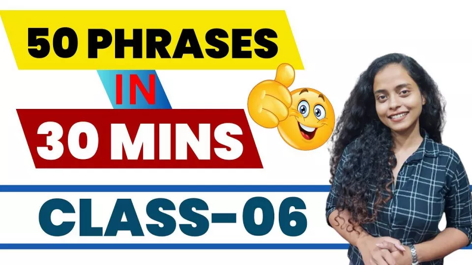100 phrases in 30 mins | class 6