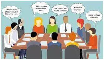 Deliberately - Discussion or thinking about something in detail.