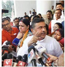 Speaker suspends suvendu from bengal assembly