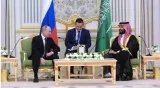 Putin hails saudi ties as he meets the crown prince