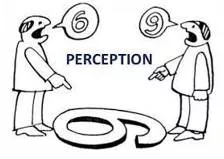 Perception - The ability to see, hear, or become aware of something through the senses.