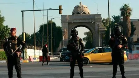 Explosions heard near us embassy in baghdad  report