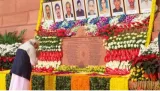 22 years of parliament attack  pm modi  amit shah  sonia gandhi and other leaders pay tributes to fallen jawans
