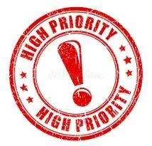 Prioritized - Designate or treat (something) as being very or most important.