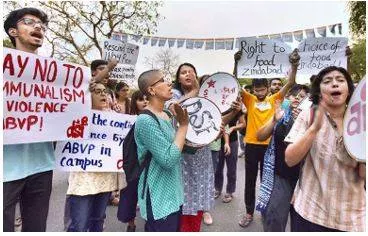 Jnu bans protests near academic complexes  ₹20 000 fine for violators