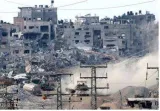 Israel bombs northern gaza as both sides suffer losses
