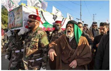 U s  air strikes on pro iranian forces in iraq kill at least one