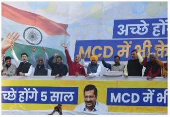 After a year of turbulence  aap hopes to draw strength from india bloc to take on bjp
