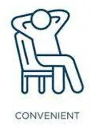 Convenience - The quality of being easy, useful or suit able for somebody