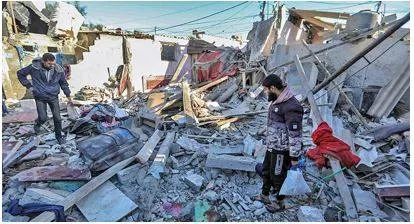 Israeli air strike on home in southern gaza kills 16