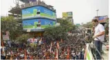 Rahul gandhi stopped from visiting assam shrine  says ‘was invited’  stages dharna